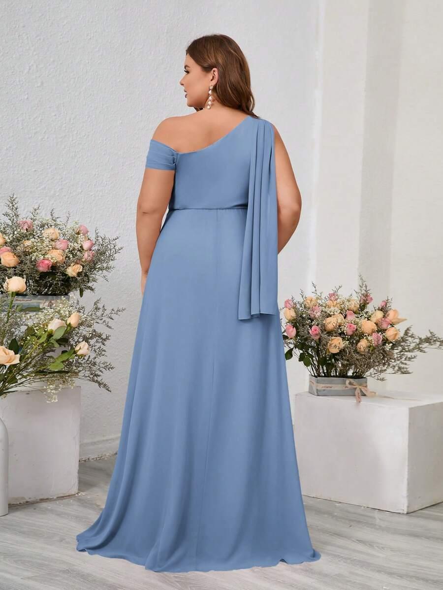 NIEBIESKA MAXI SUKIENKA