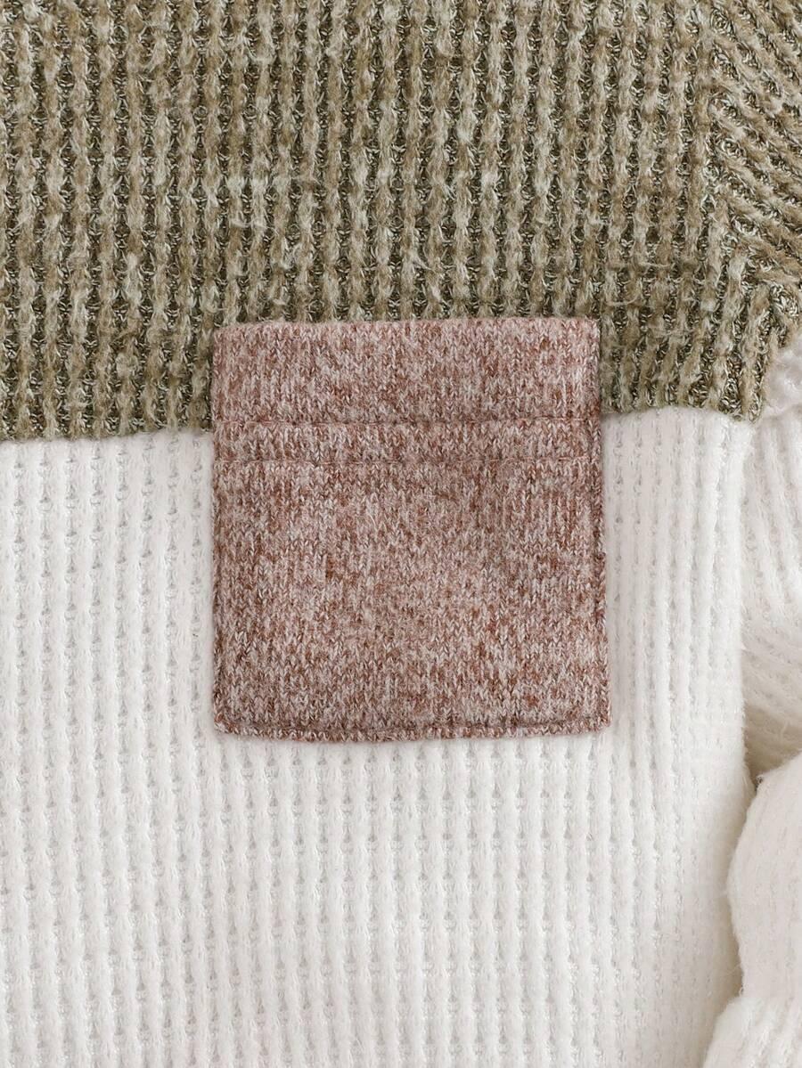 SWETER SPODNIE KOMPLET DZIANINOWY