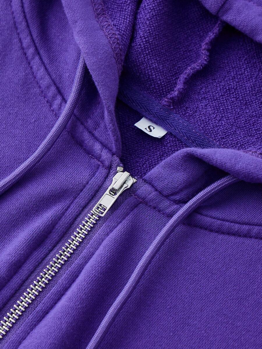 fioletowa bluza kaptur