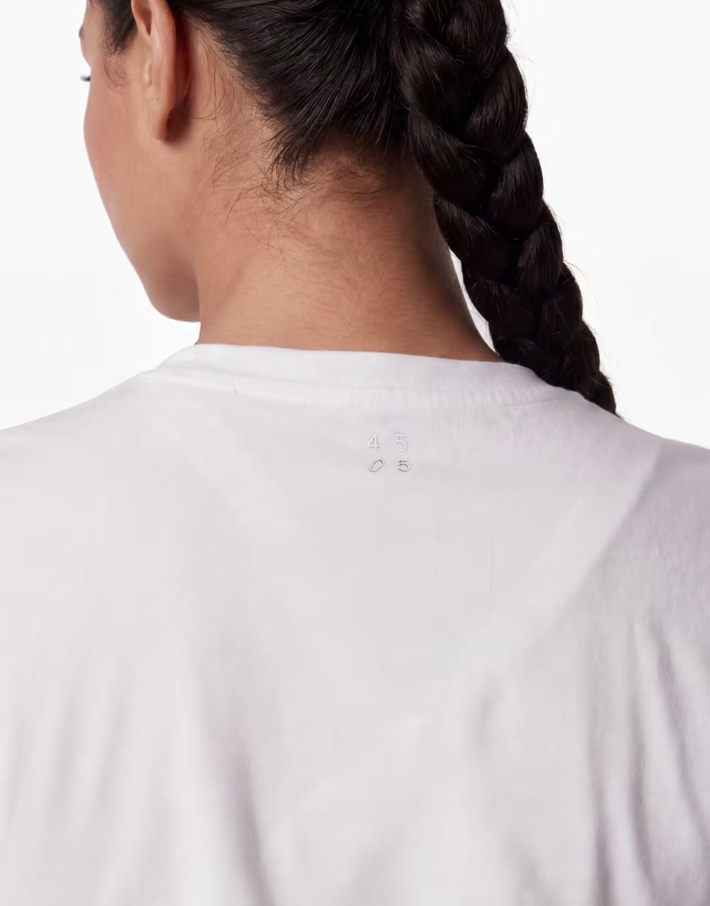 BIAŁY T-SHIRT CASUAL