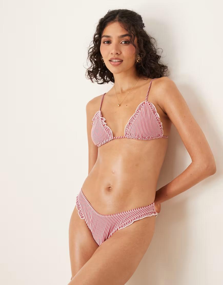 GÓRA OD BIKINI wzór paski 