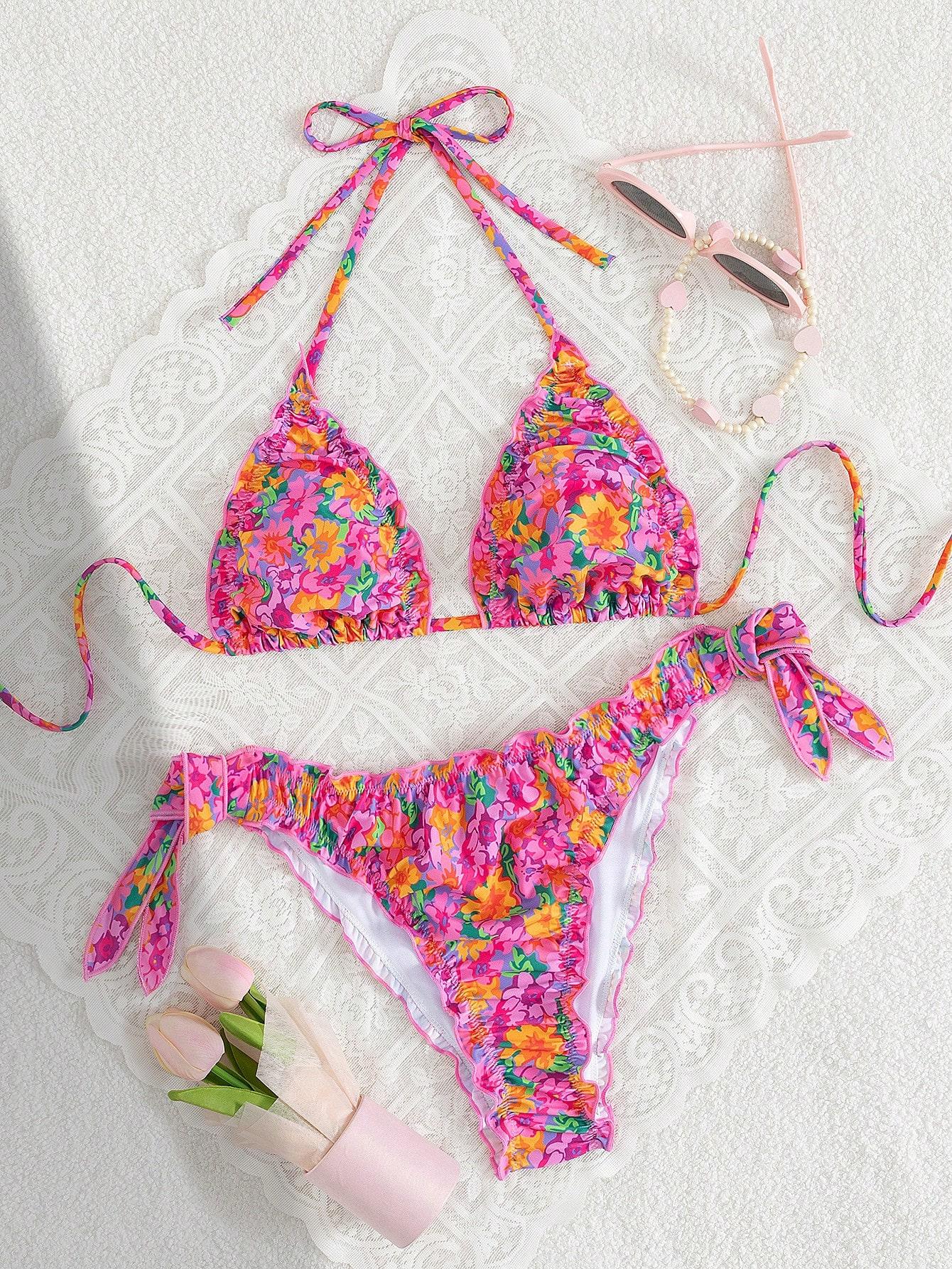 WIĄZANY KOMPLET BIKINI PRINT 