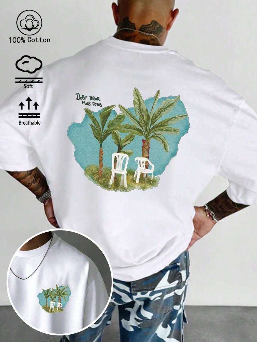 T-SHIRT MĘSKI Z NADRUKIEM