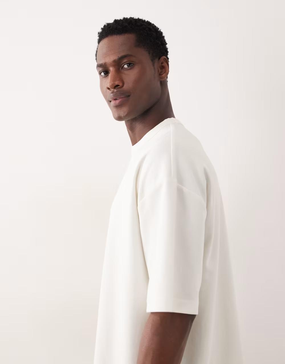 KREMOWY T-SHIRT basic