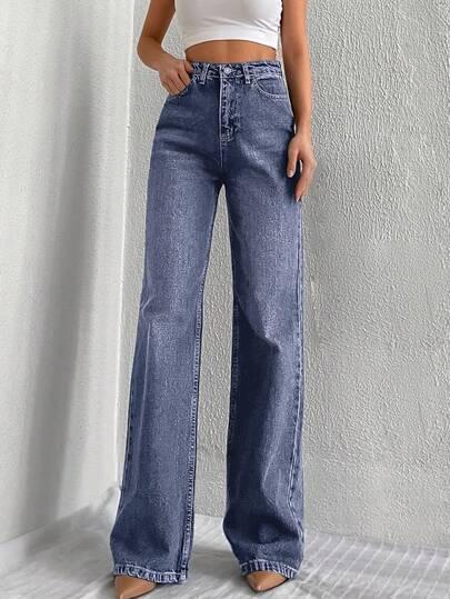 spodnie jeans prosta nogawka
