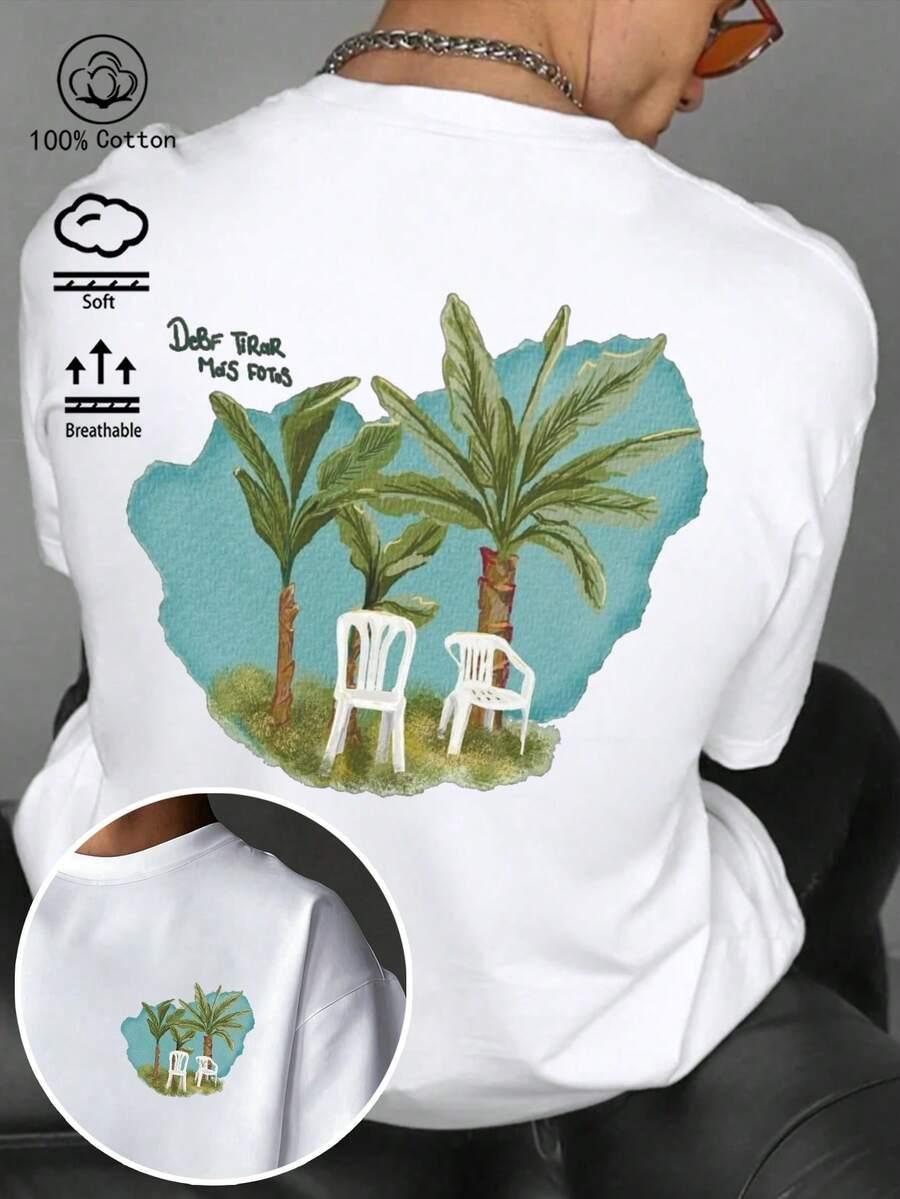 T-SHIRT MĘSKI Z NADRUKIEM