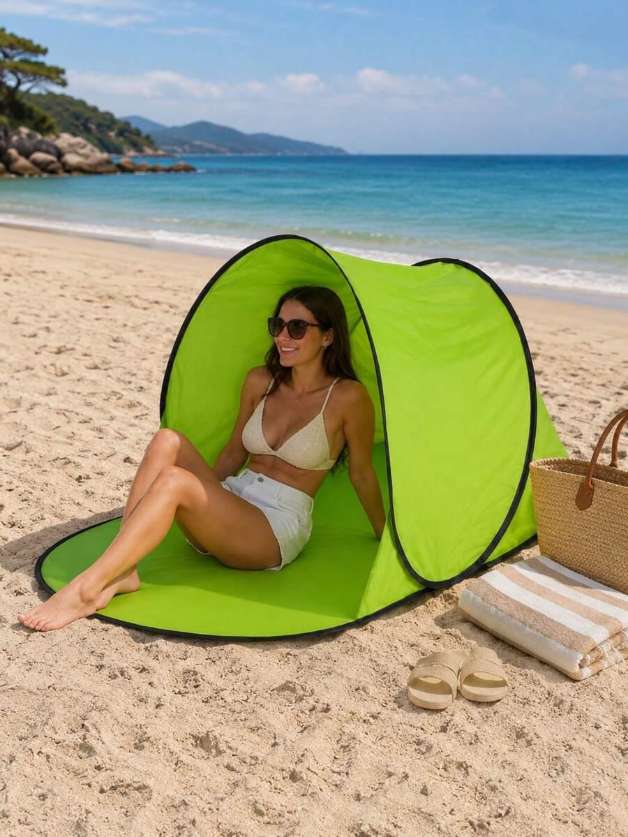 ZIELONY NAMIOT NA PLAŻE