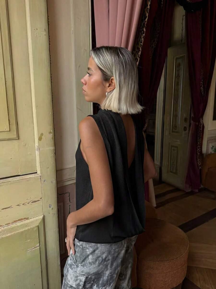 BLUZKA ODKRYTE PLECY