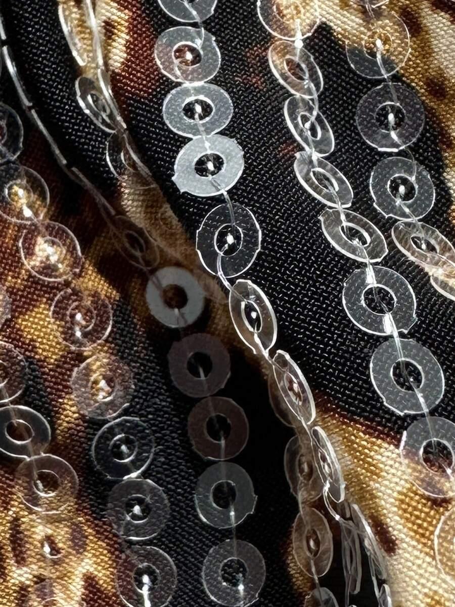 góra od stroju kąpielowego animal print