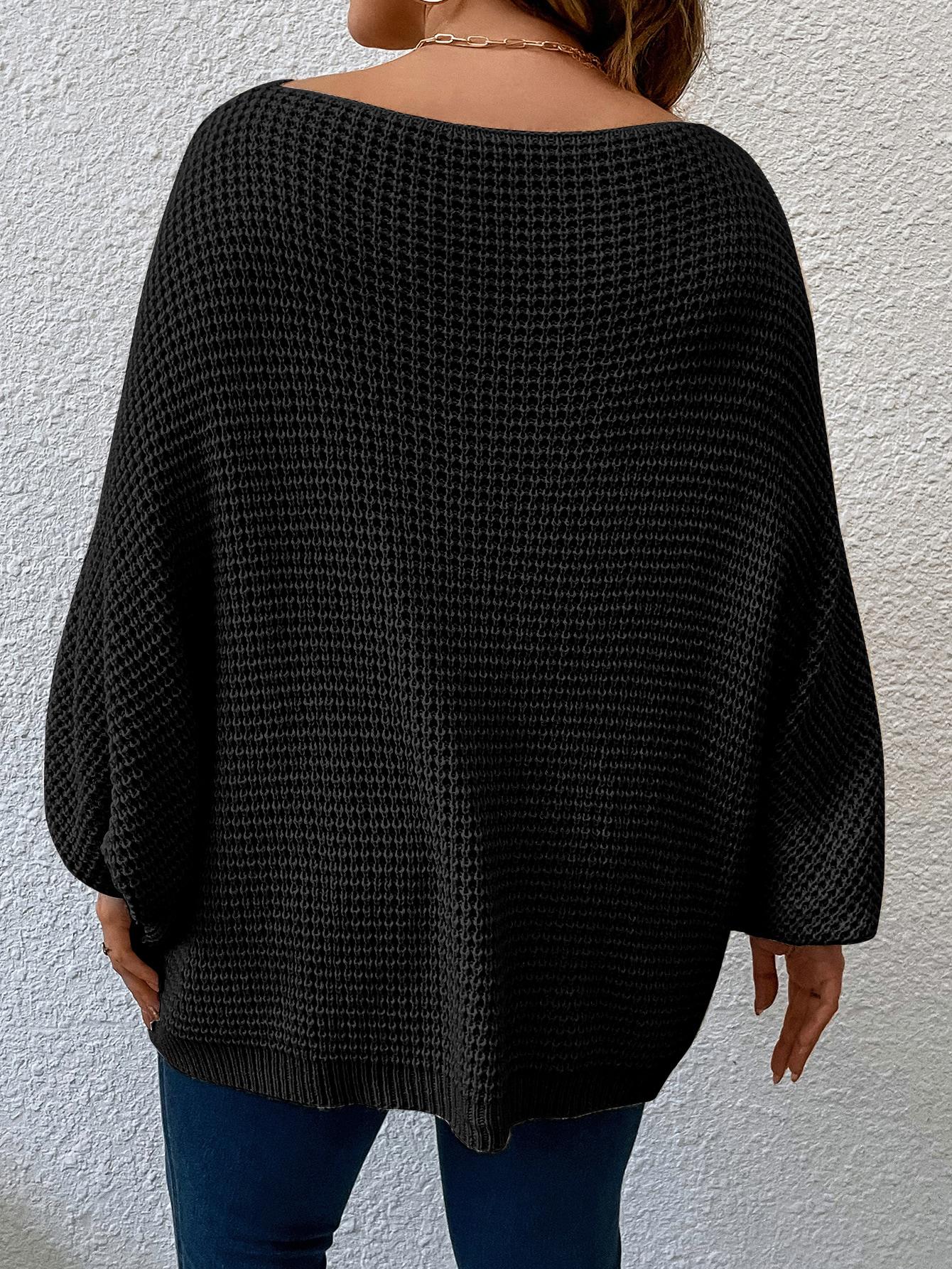 CZARNY SWETER SPLOT 