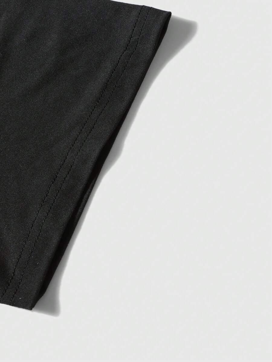 czarny t-shirt 2-pack