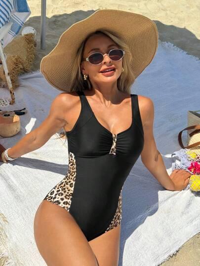 JEDNOCZĘŚCIOWY STRÓJ KĄPIELOWY ANIMAL PRINT 