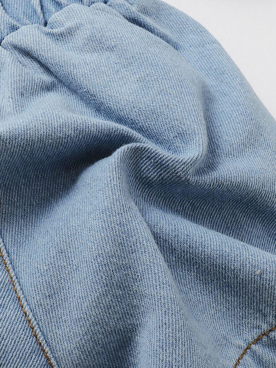 krótkie spodenki jeans