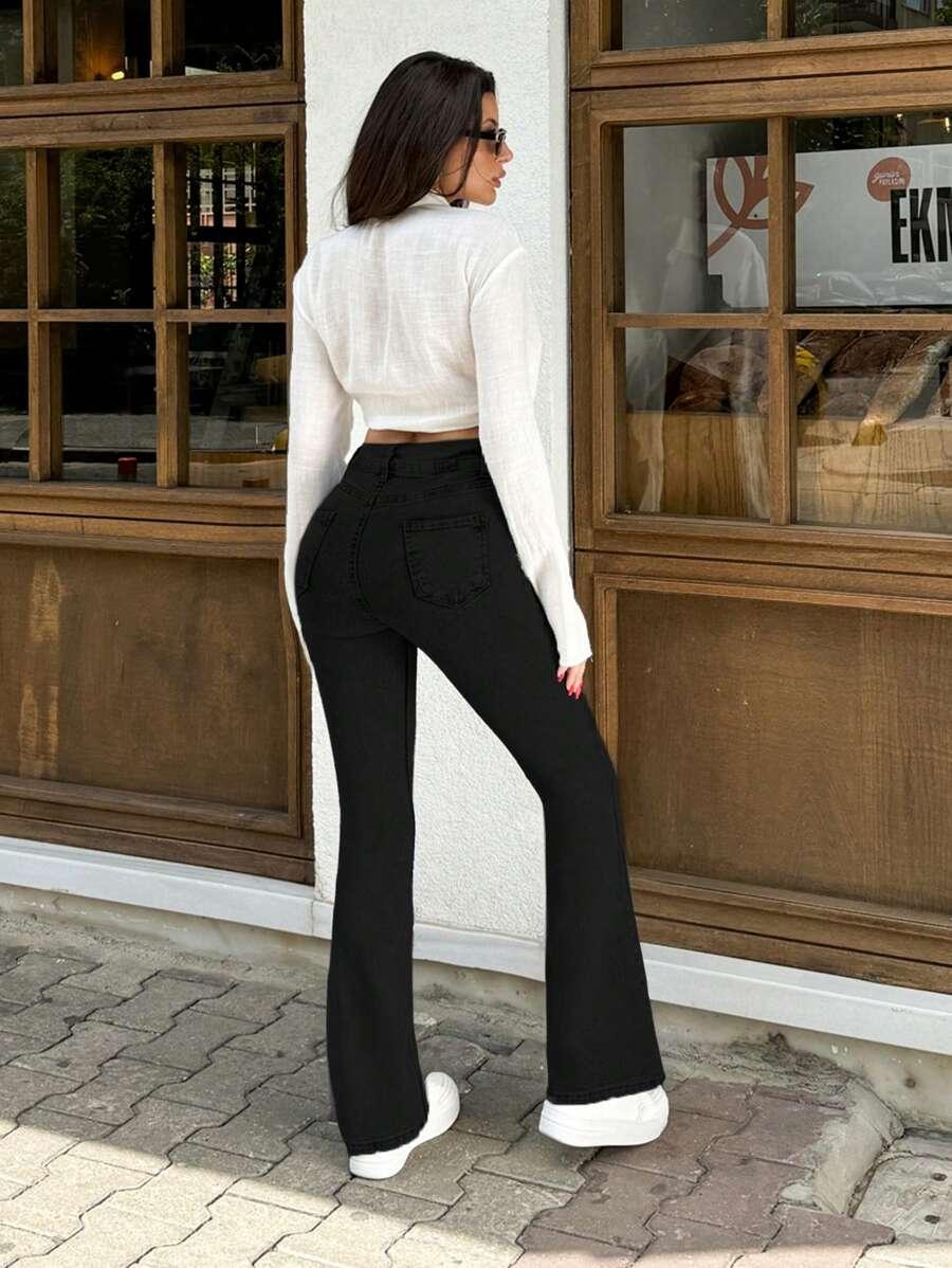 ROZSZERZANE SPODNIE JEANS