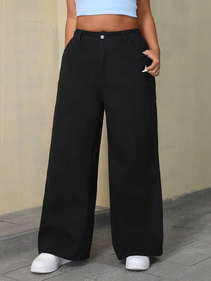 czarne spodnie jeans