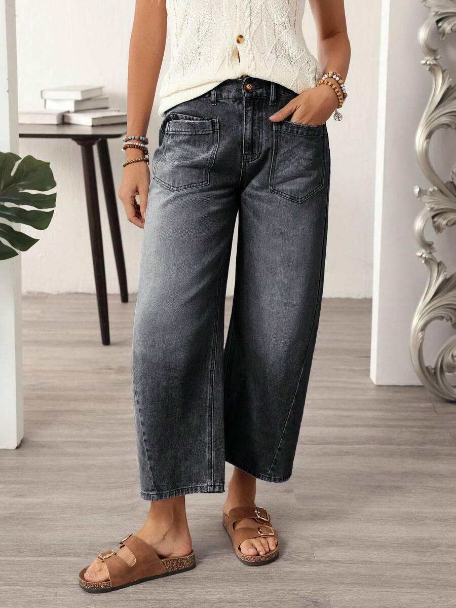 spodnie jeans kieszenie