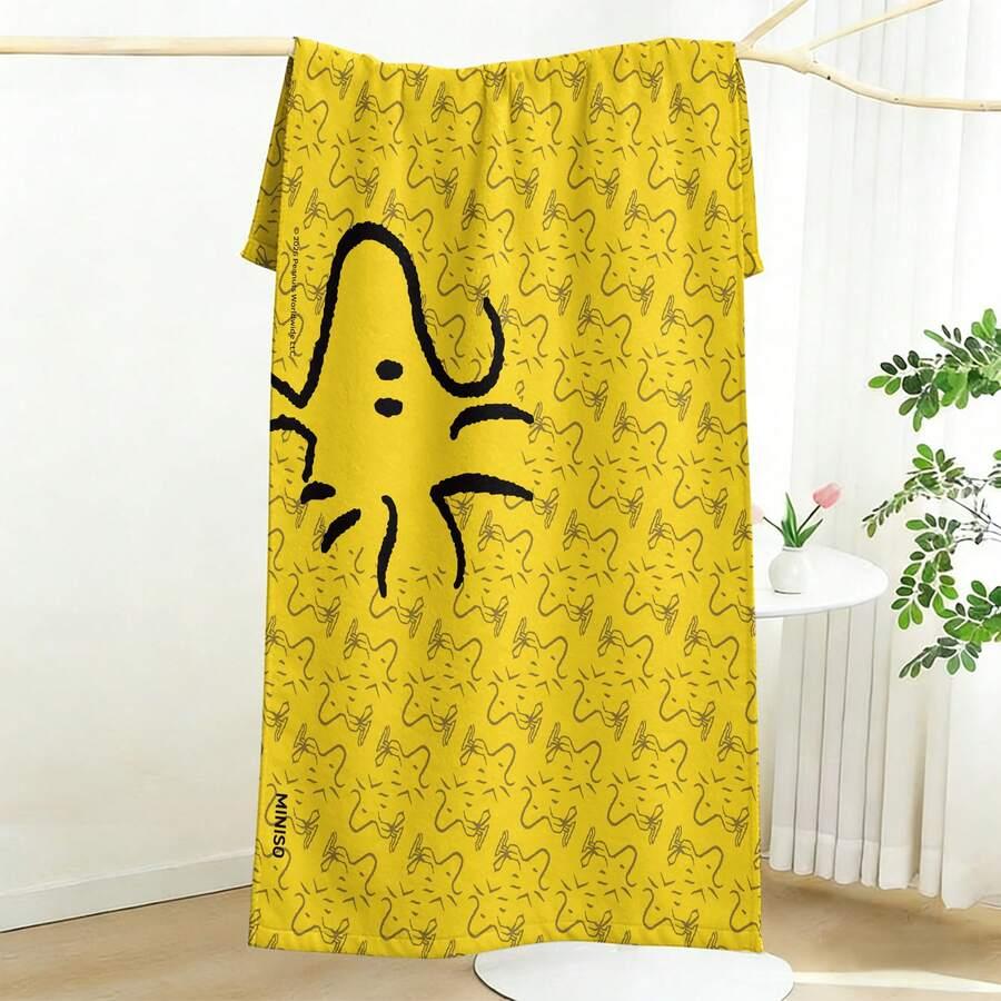 żółty ręcznik print