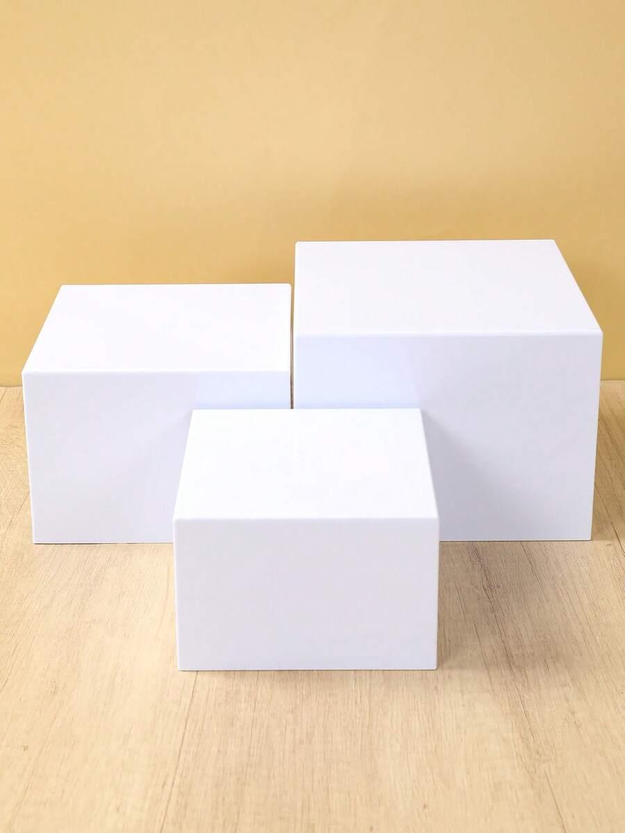 białe podstawki pod ciasta 3-pack