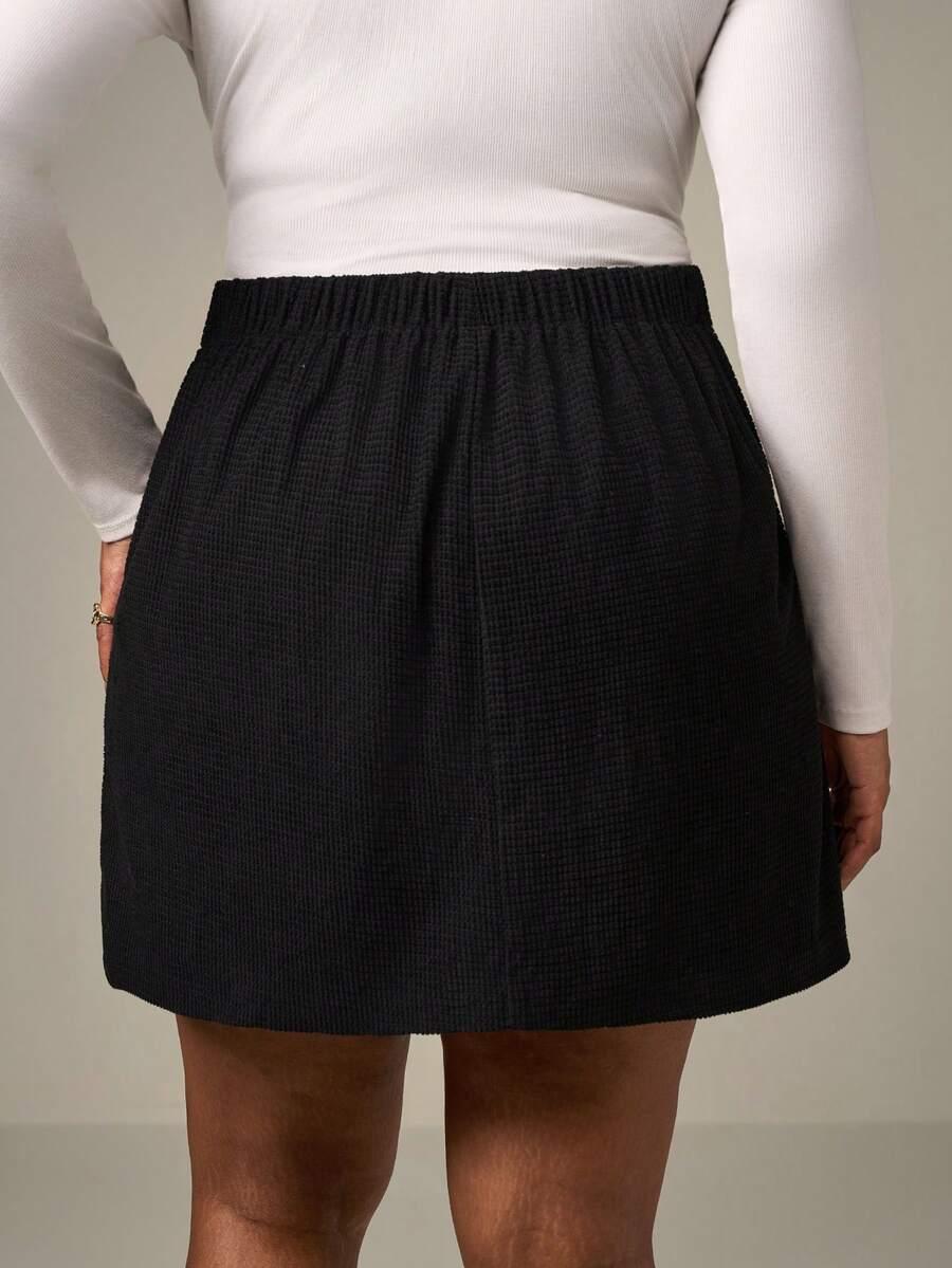 CZARNA MINI SPÓDNICA