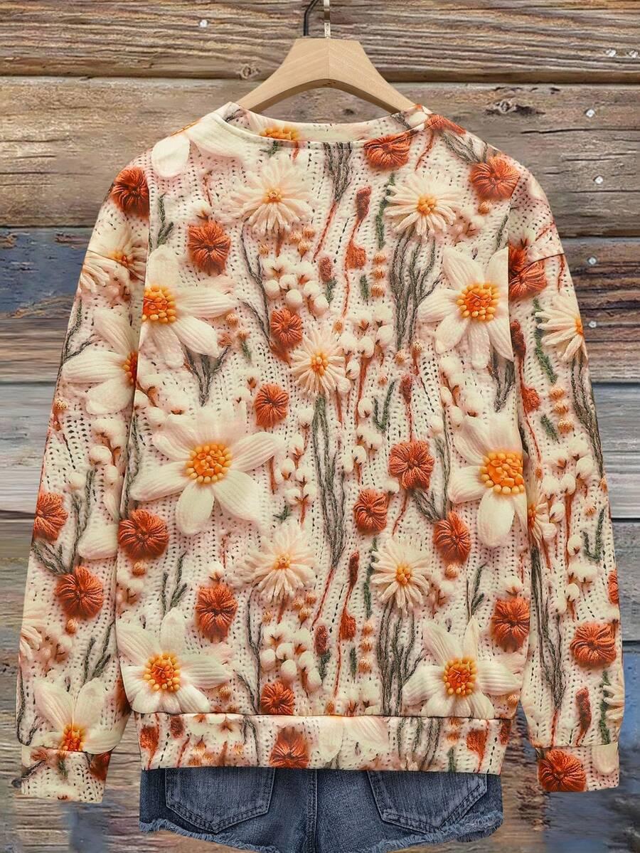 BLUZA DŁUGI RĘKAW PRINT