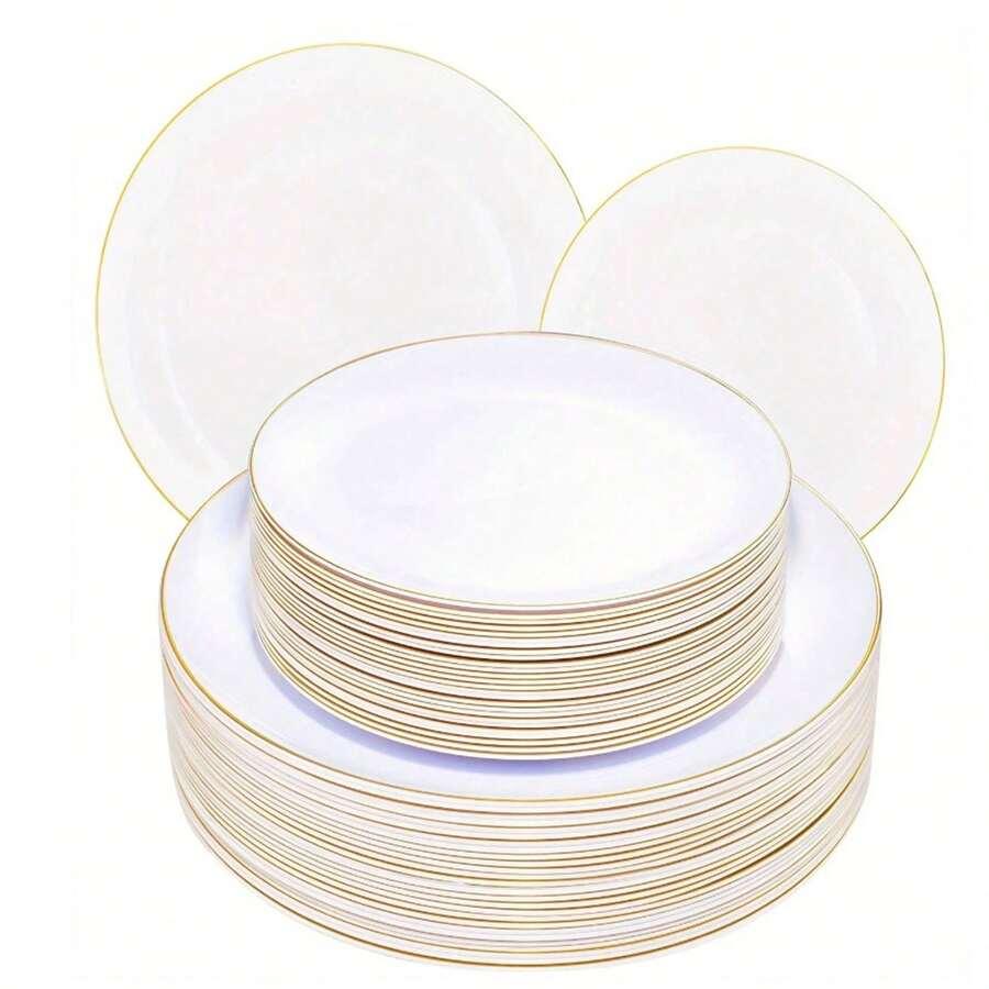 Talerze plastikowe 10-pack