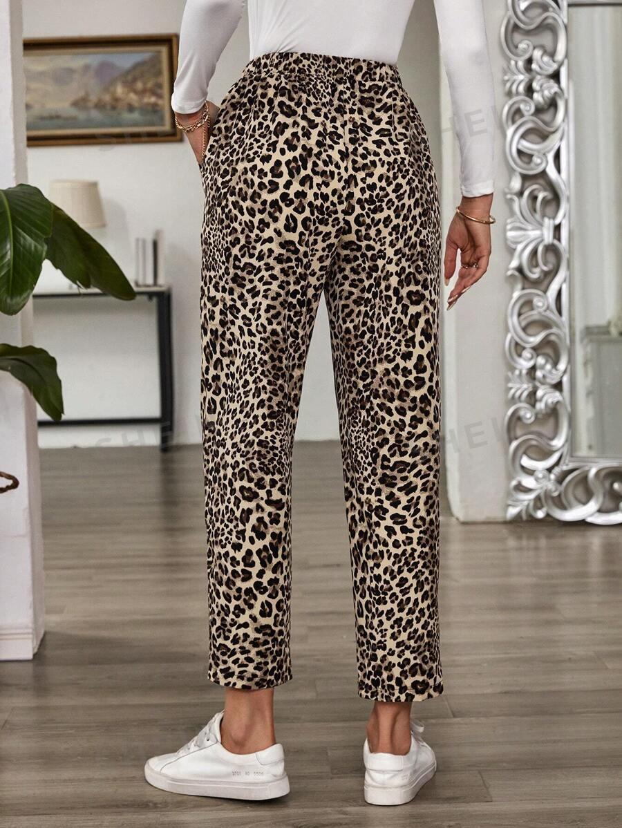 SPODNIE ANIMAL PRINT CASUAL 