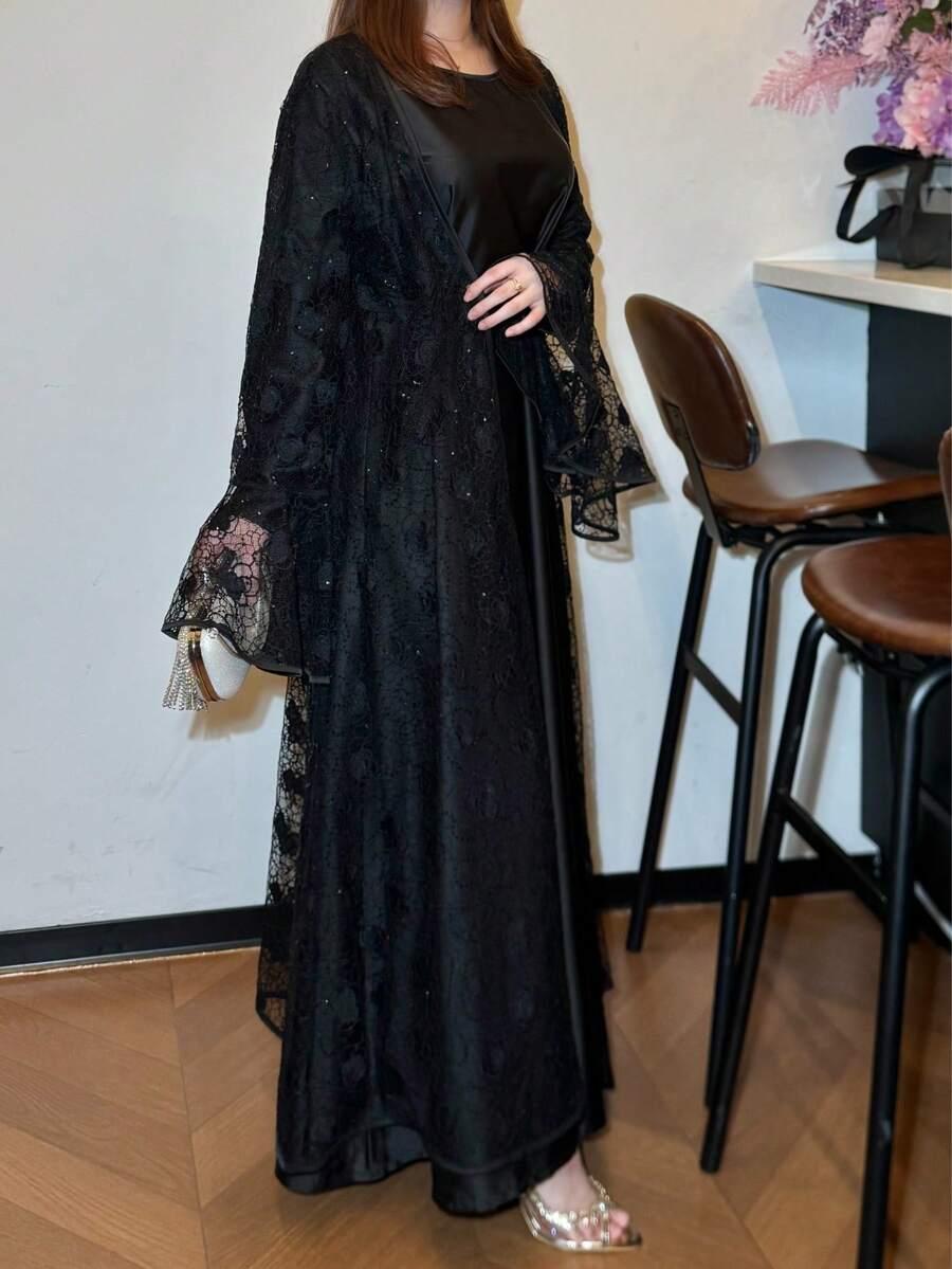czarna maxi sukienka 