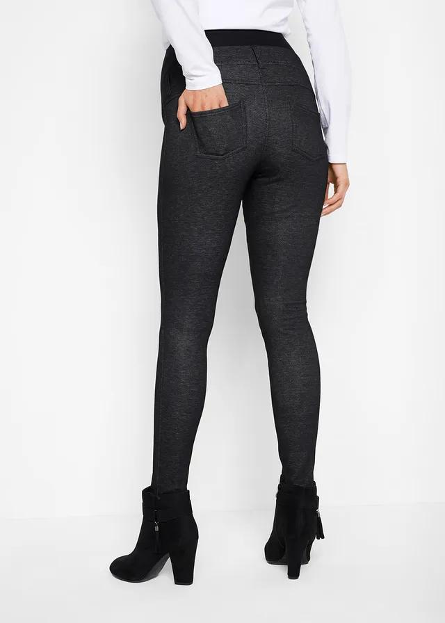 czarne ciążowe legginsy