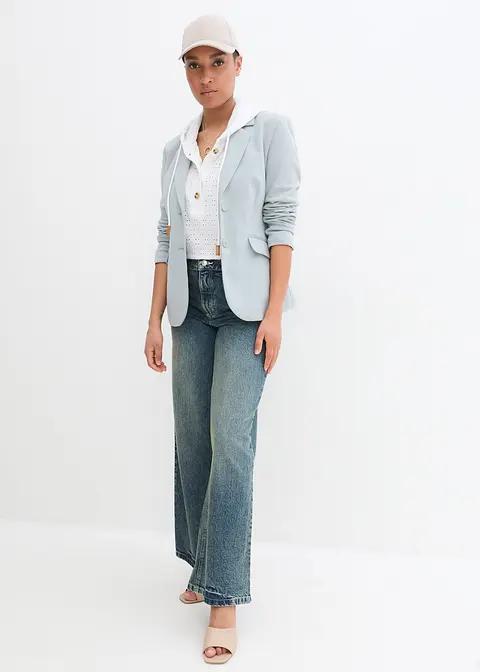 NIEBIESKIE SPODNIE JEANS 