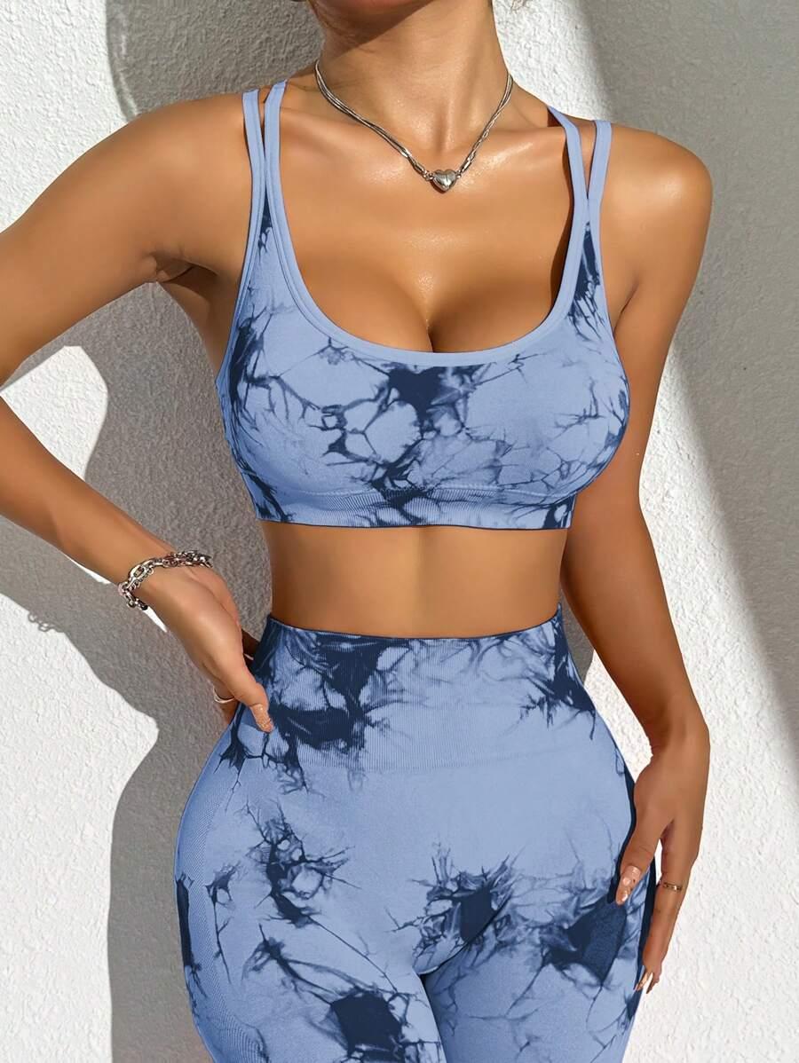 TOP LEGGINSY KOMPLET SPORTOWY