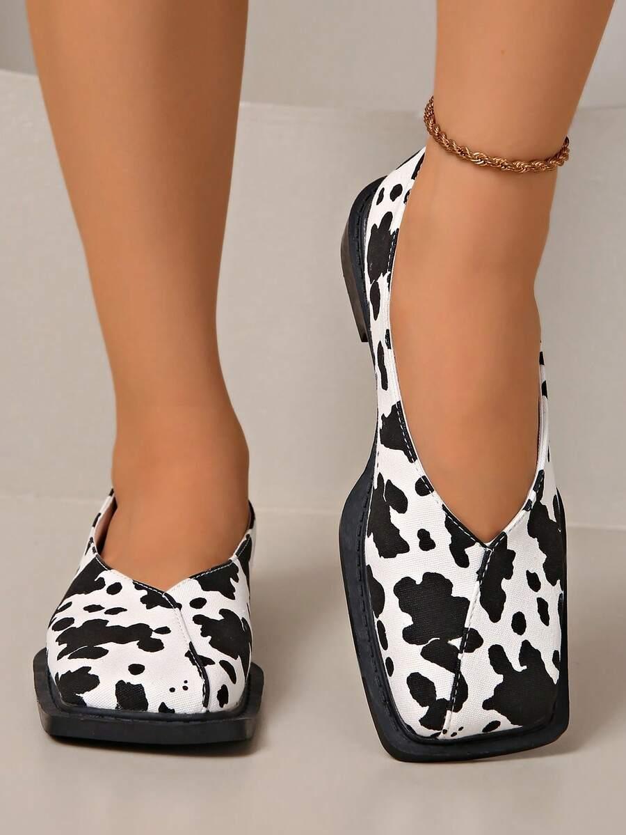 WSUWANE MOKASYNY ANIMAL PRINT