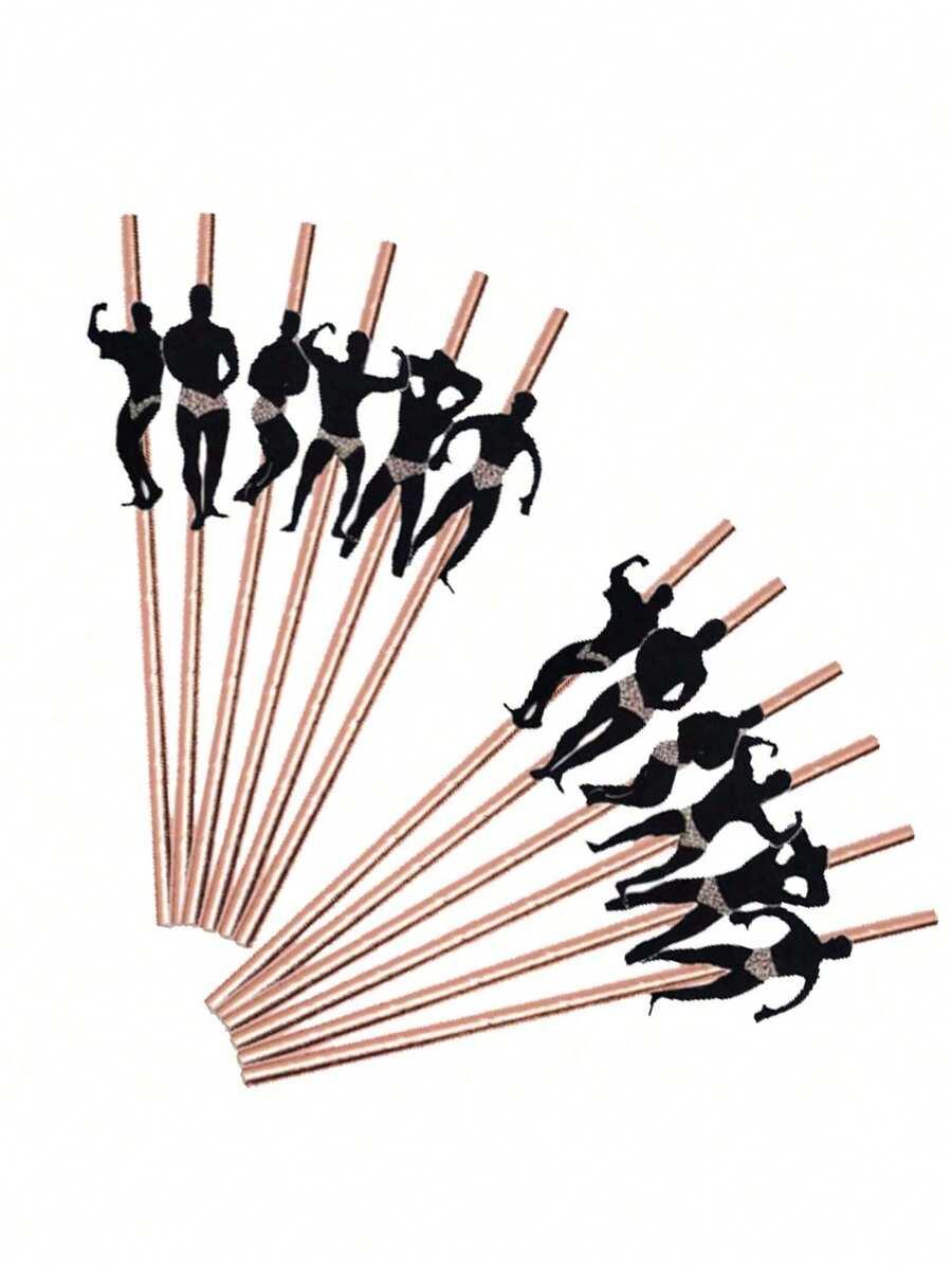 OZDOBNE SŁOMKI 5-PACK