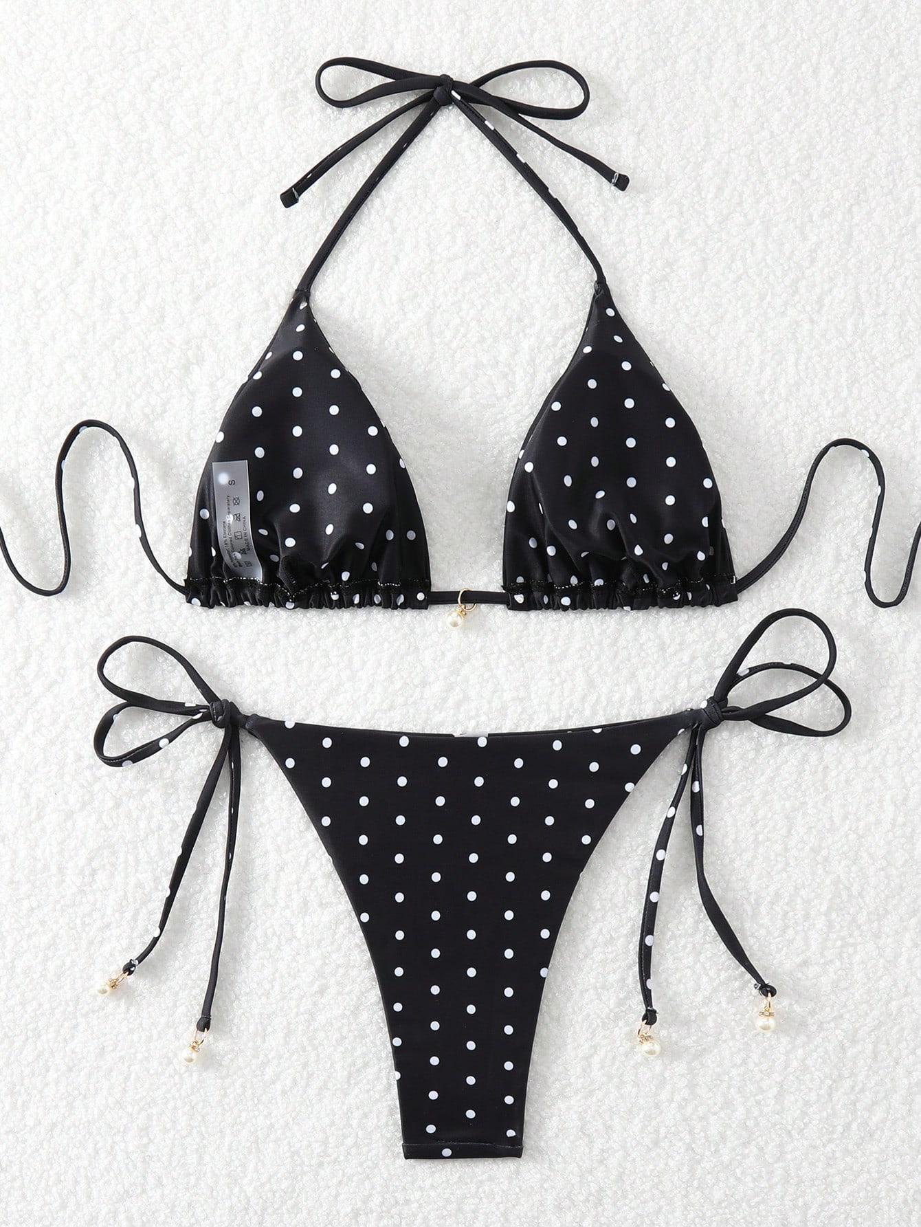 DÓŁ OD BIKINI W KROPKI