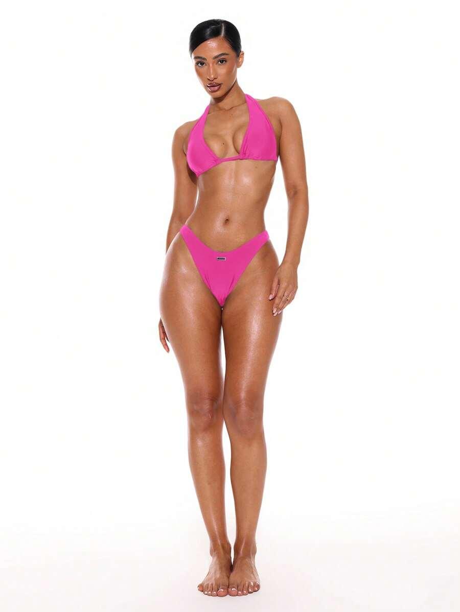 różowa góra od bikini