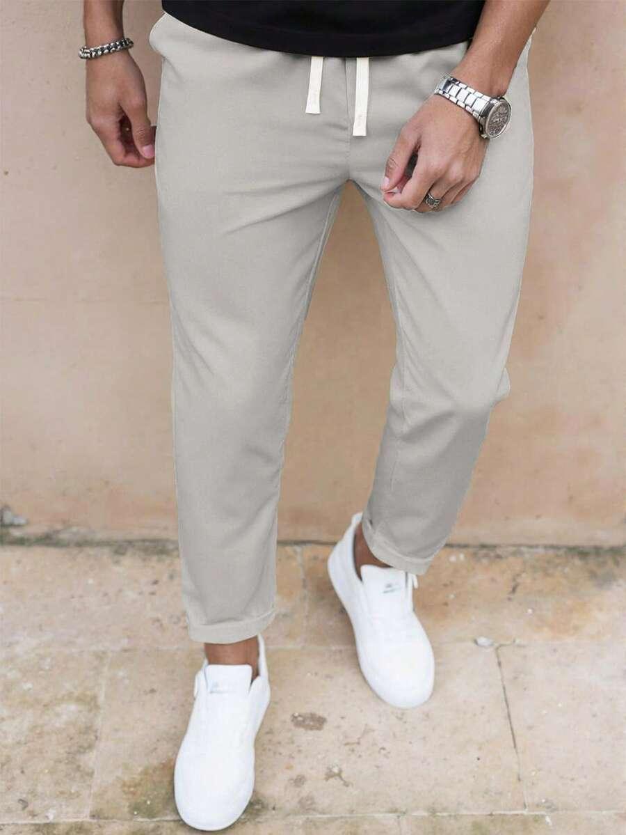 SZARE SPODNIE CASUAL