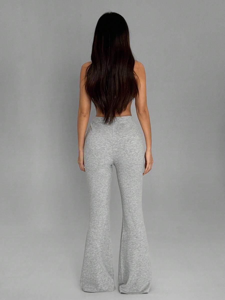 LEGGINSY W PRĄŻKI DZWONY