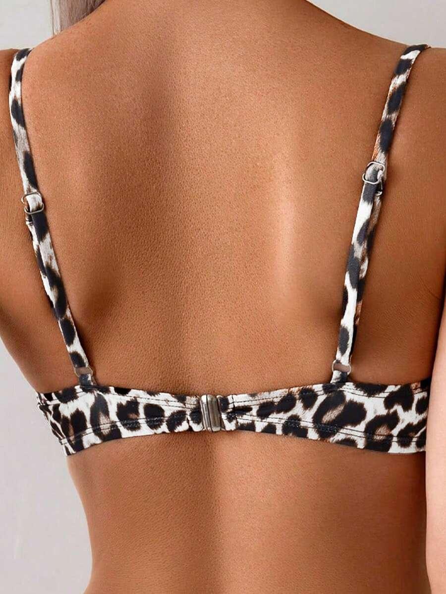 DWUCZĘŚCIOWY STRÓJ KĄPIELOWY ANIMAL PRINT