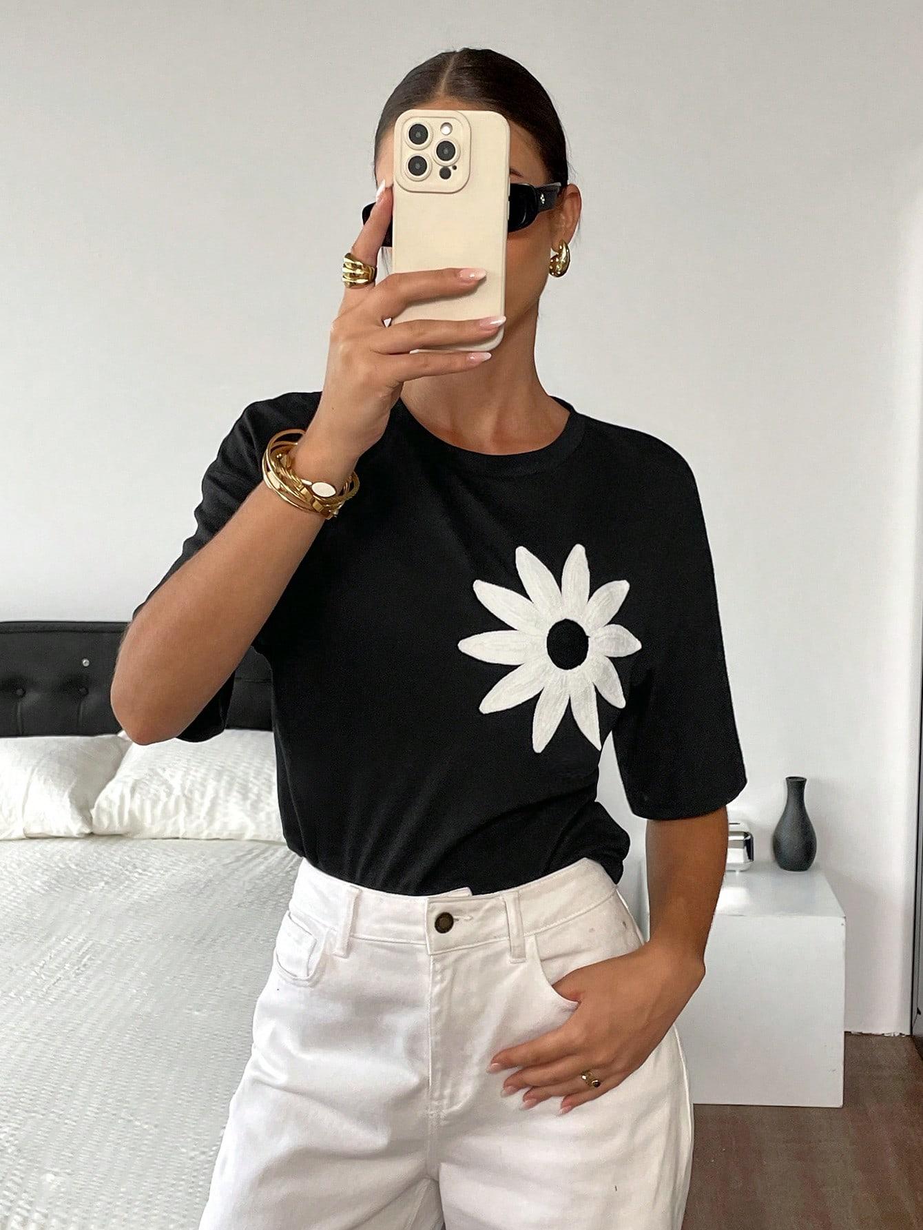 T-SHIRT Z KRÓTKIM RĘKAWEM