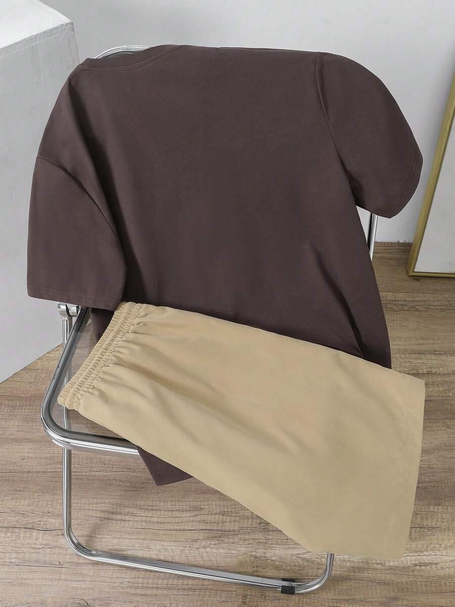 komplet t-shirt spodenki