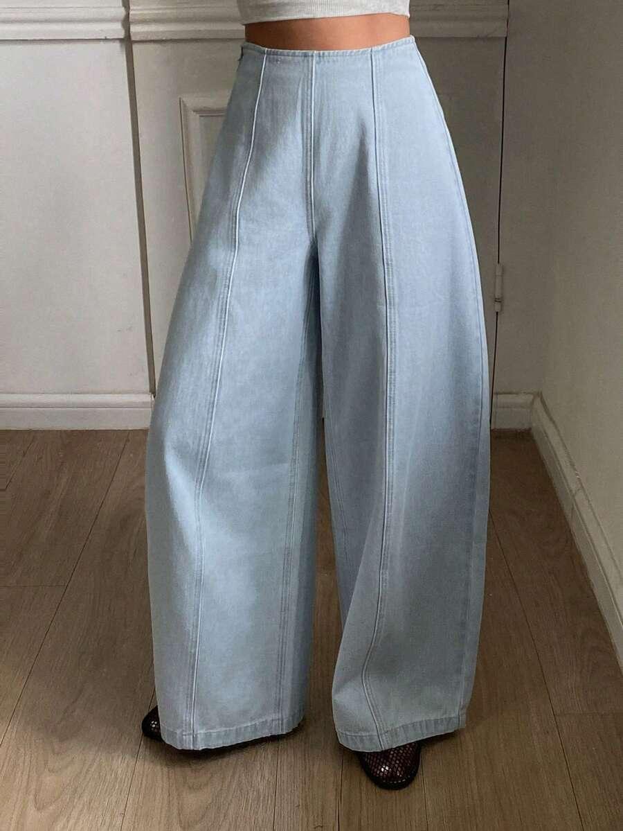 NIEBIESKIE SPODNIE JEANS