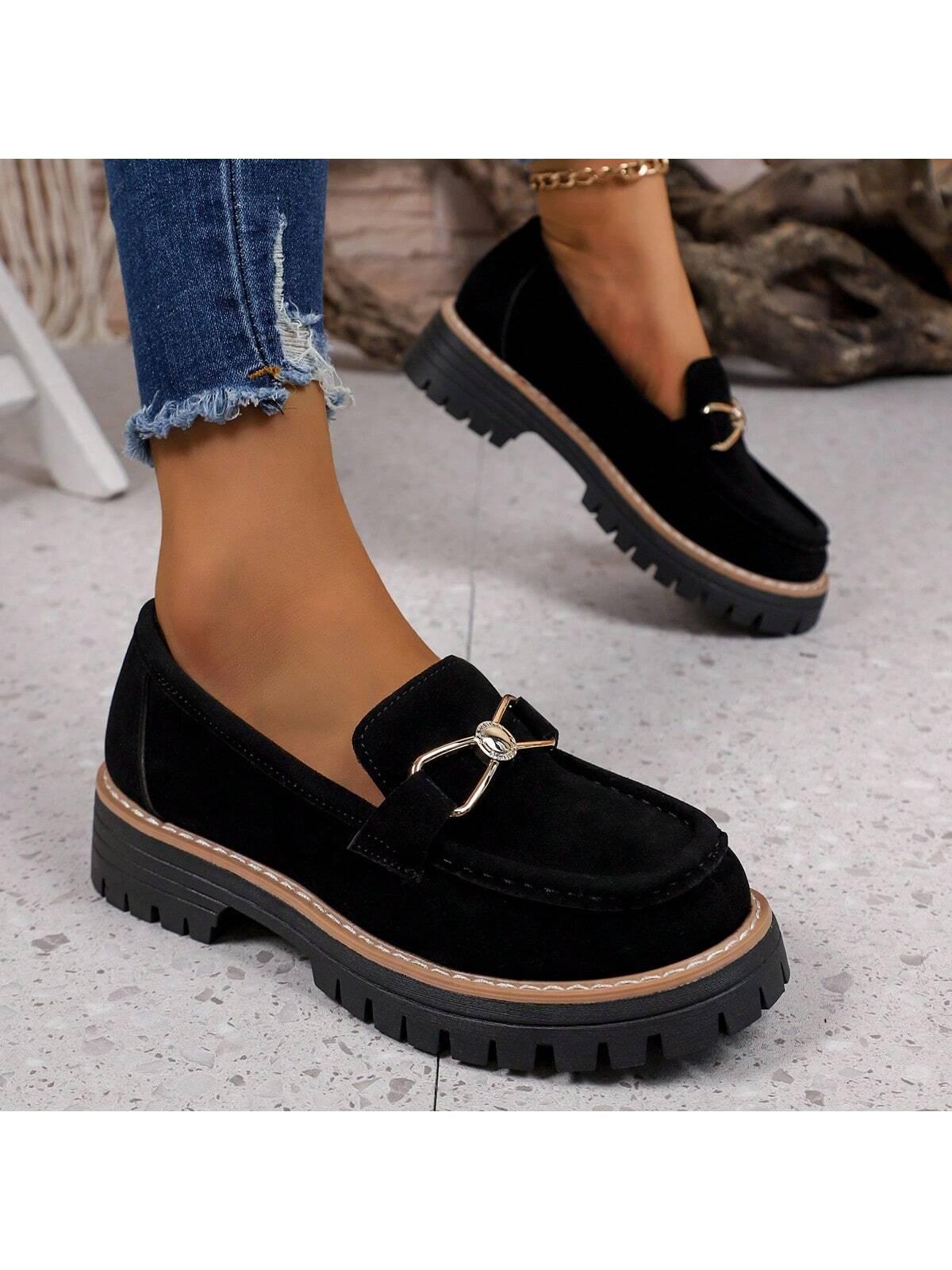 CZARNE MOKASYNY CASUAL 