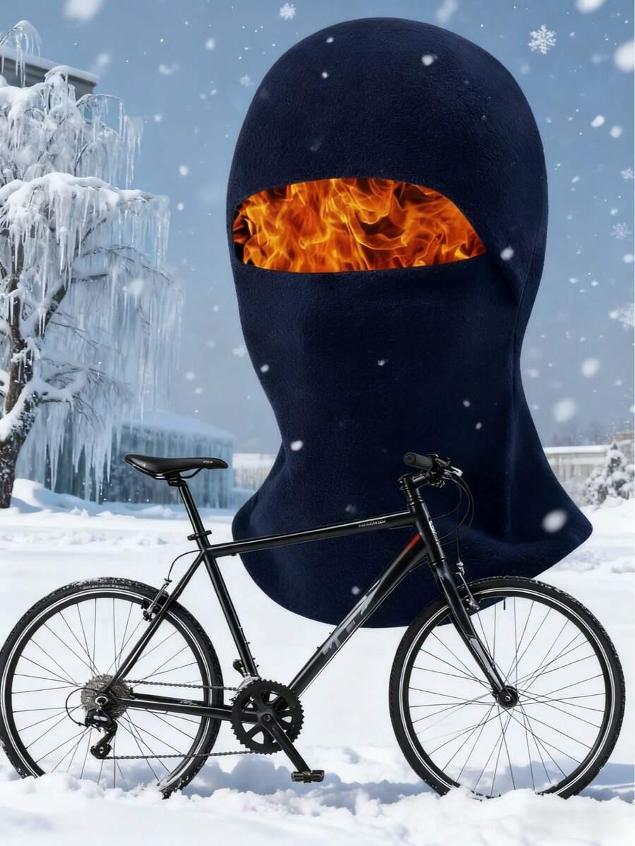 czarna ociplana kominiarka
