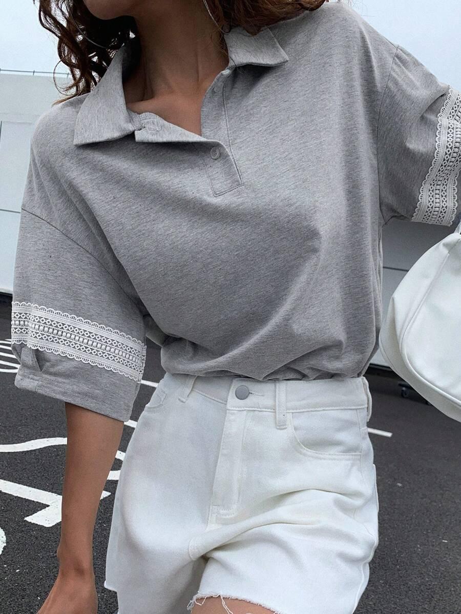 szara koszulka polo