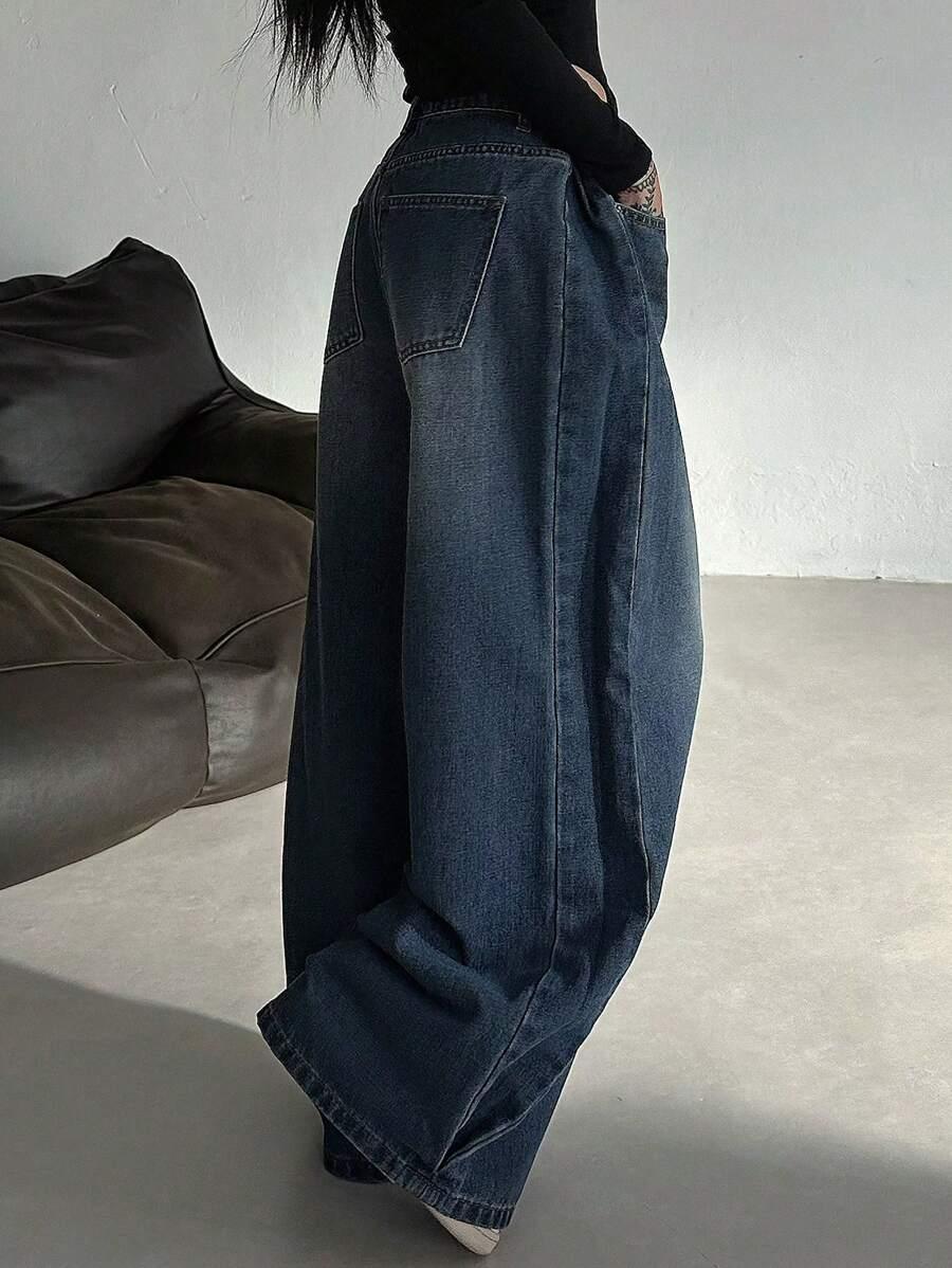NIEBIESKIE SPODNIE JEANS