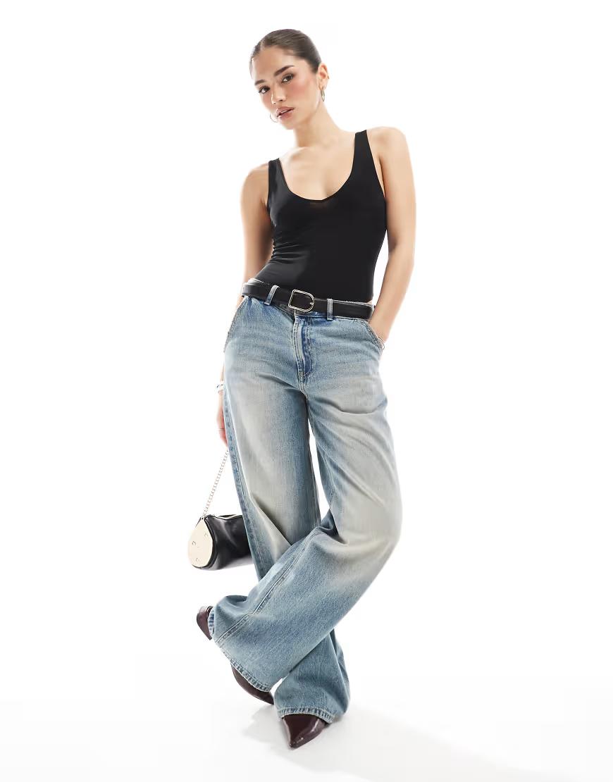 czarne body casual