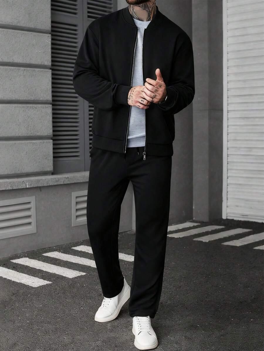 CZARNE SPODNIE CASUAL