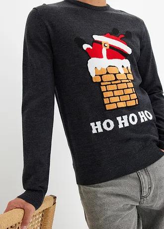 SWETER Z BOŻONARODZENIOWYM MOTYWEM