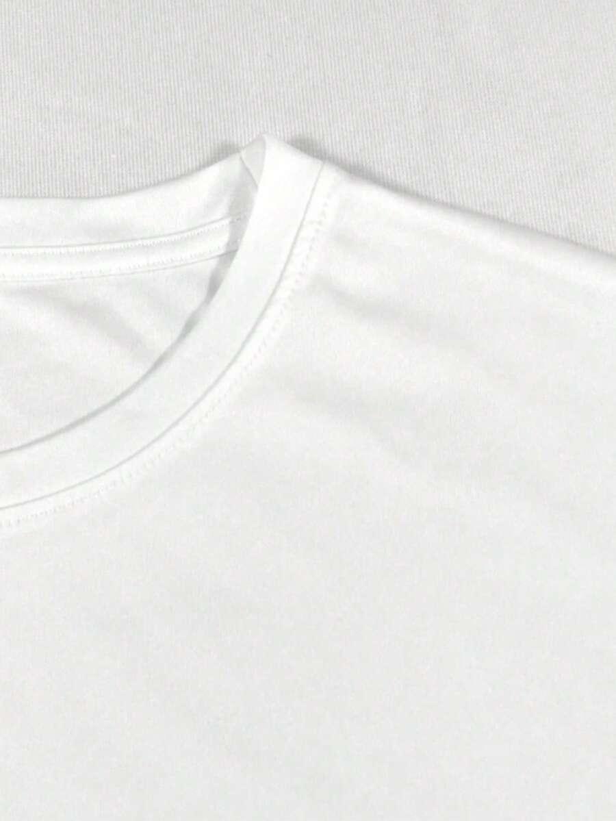 BIAŁY T-SHIRT NADRUK CYTRYNA