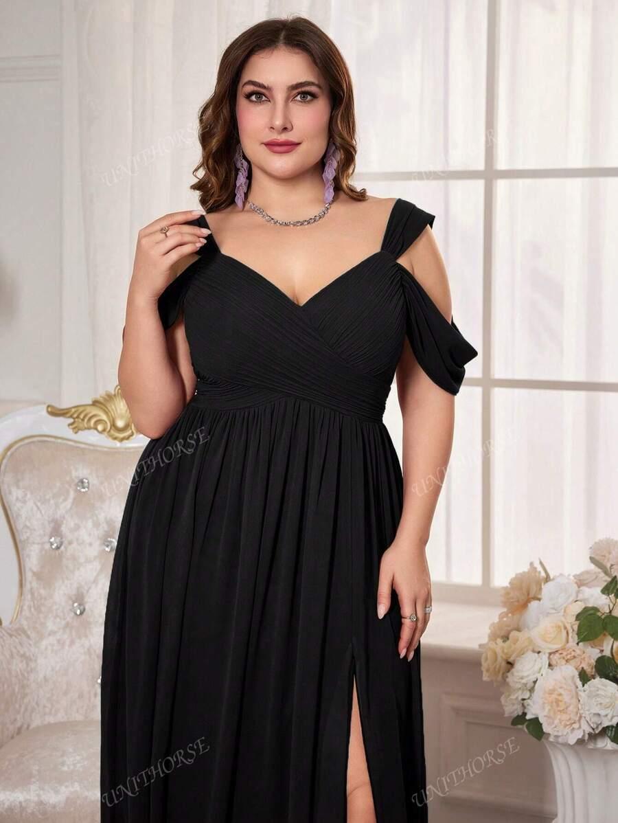 CZARNA MAXI SUKIENKA