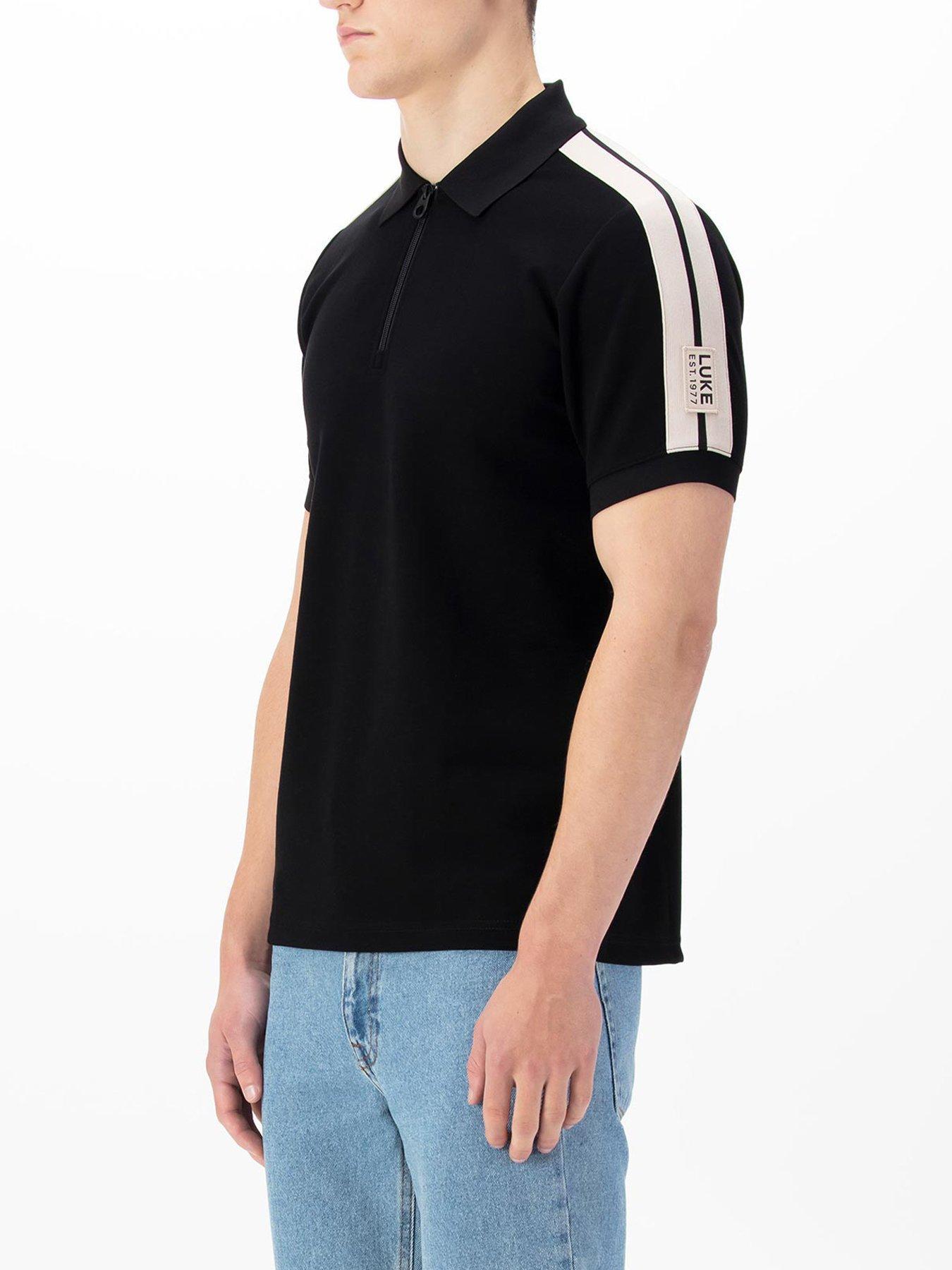 LUKE KOSZULKA POLO Z ZAMKIEM 